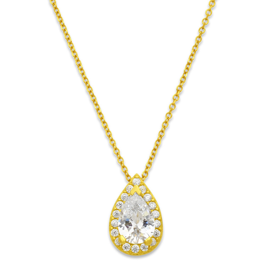 Χρυσό Κολιέ Με Ροζέτα Κ9